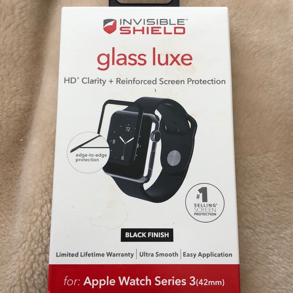 Apple Watch Series 3 (42mm) Black Screen Protector